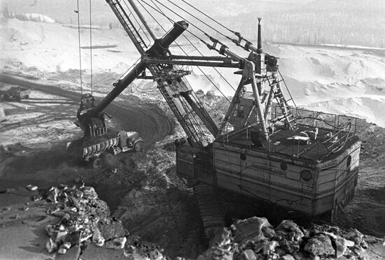 Neryungri coal strip mine