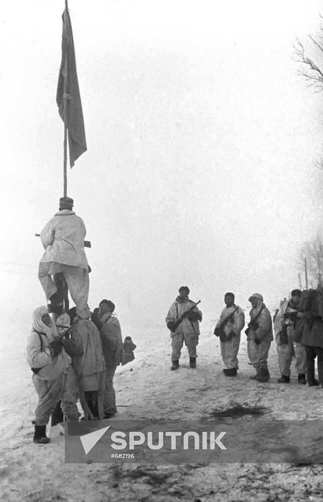 Soldiers of the Leningrad front