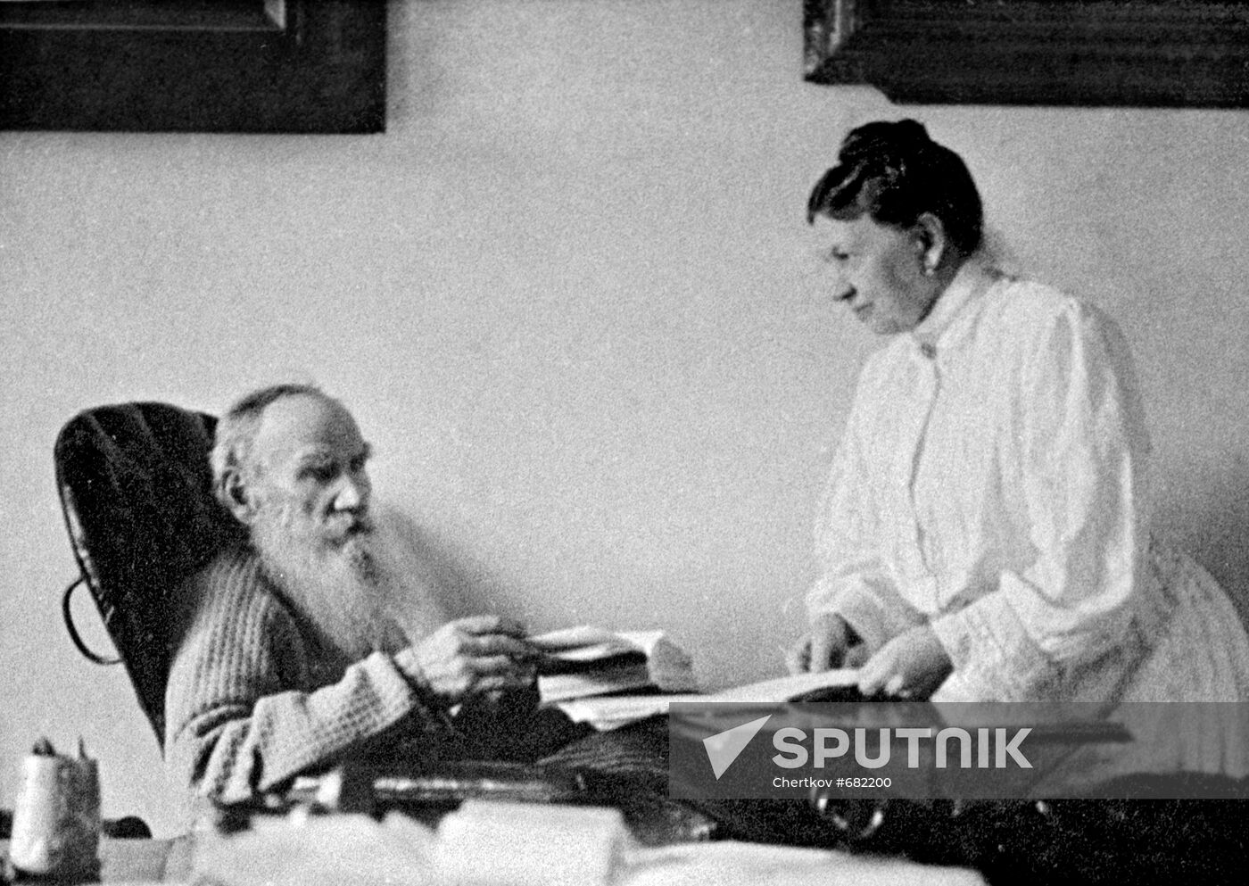 Leo Tolstoy and Sophia Tolstaya