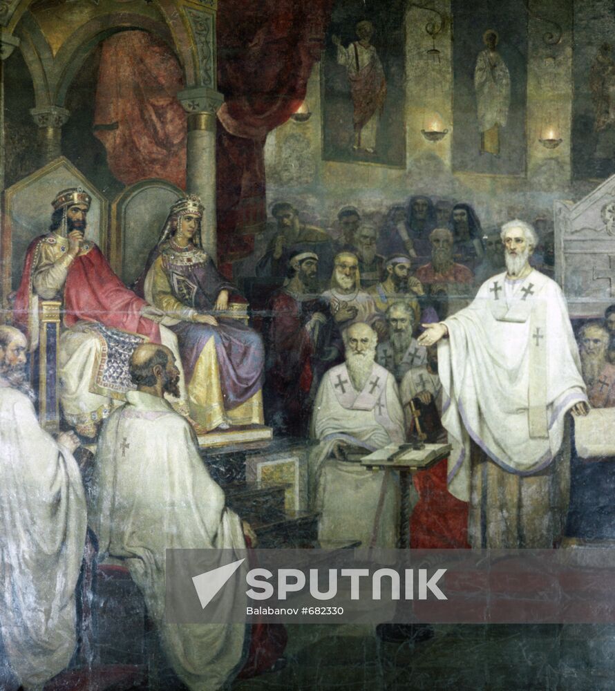 Fresco "Fourth Ecumenical Council"