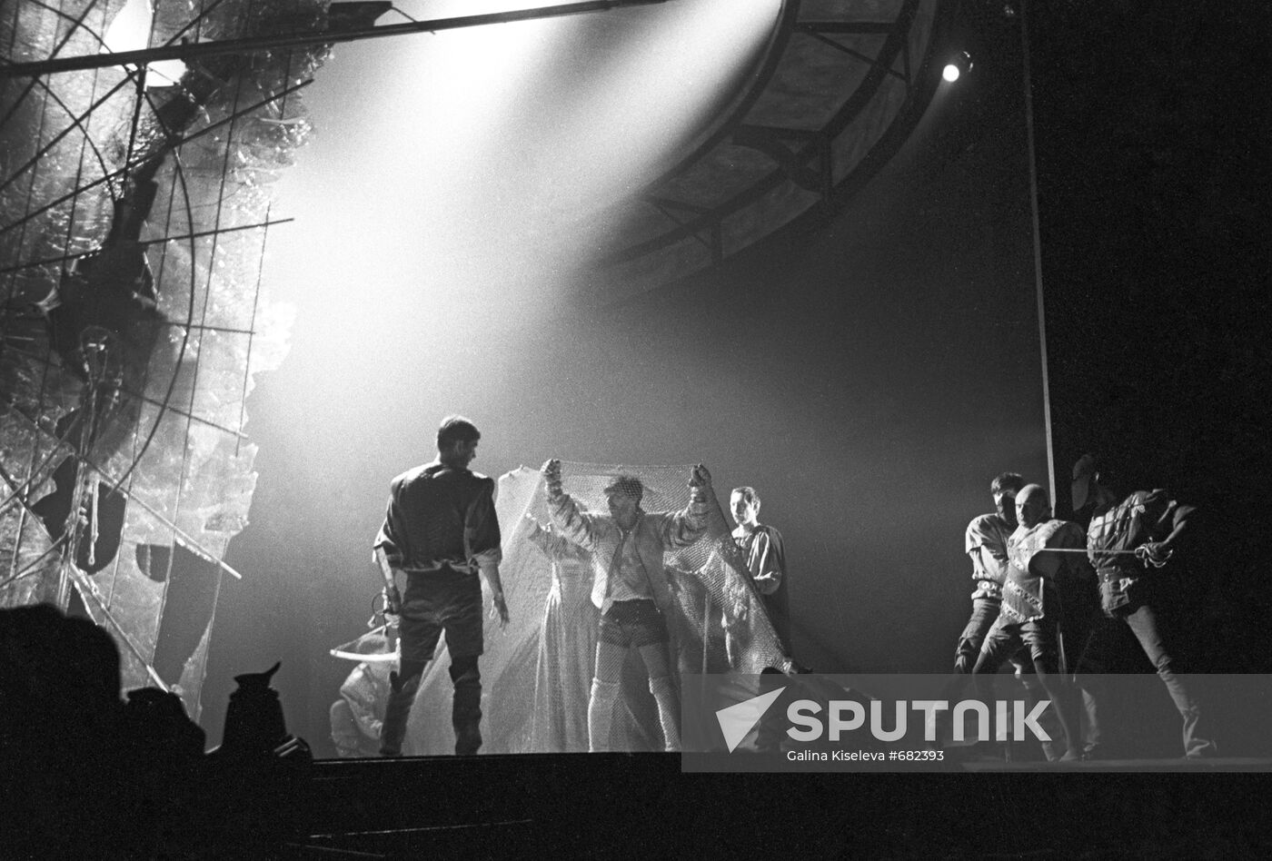 Scene from "Hamlet" production