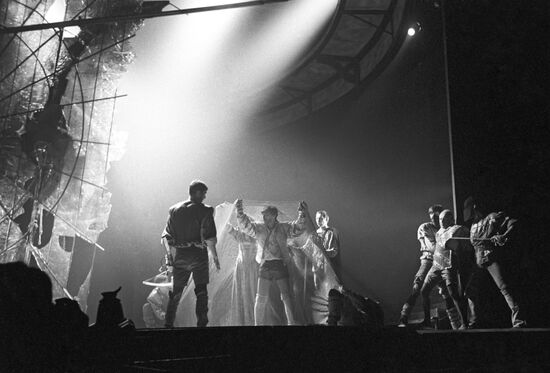 Scene from "Hamlet" production