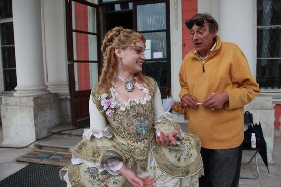 Shooting of "Mysteries of the Palace Revolutions"