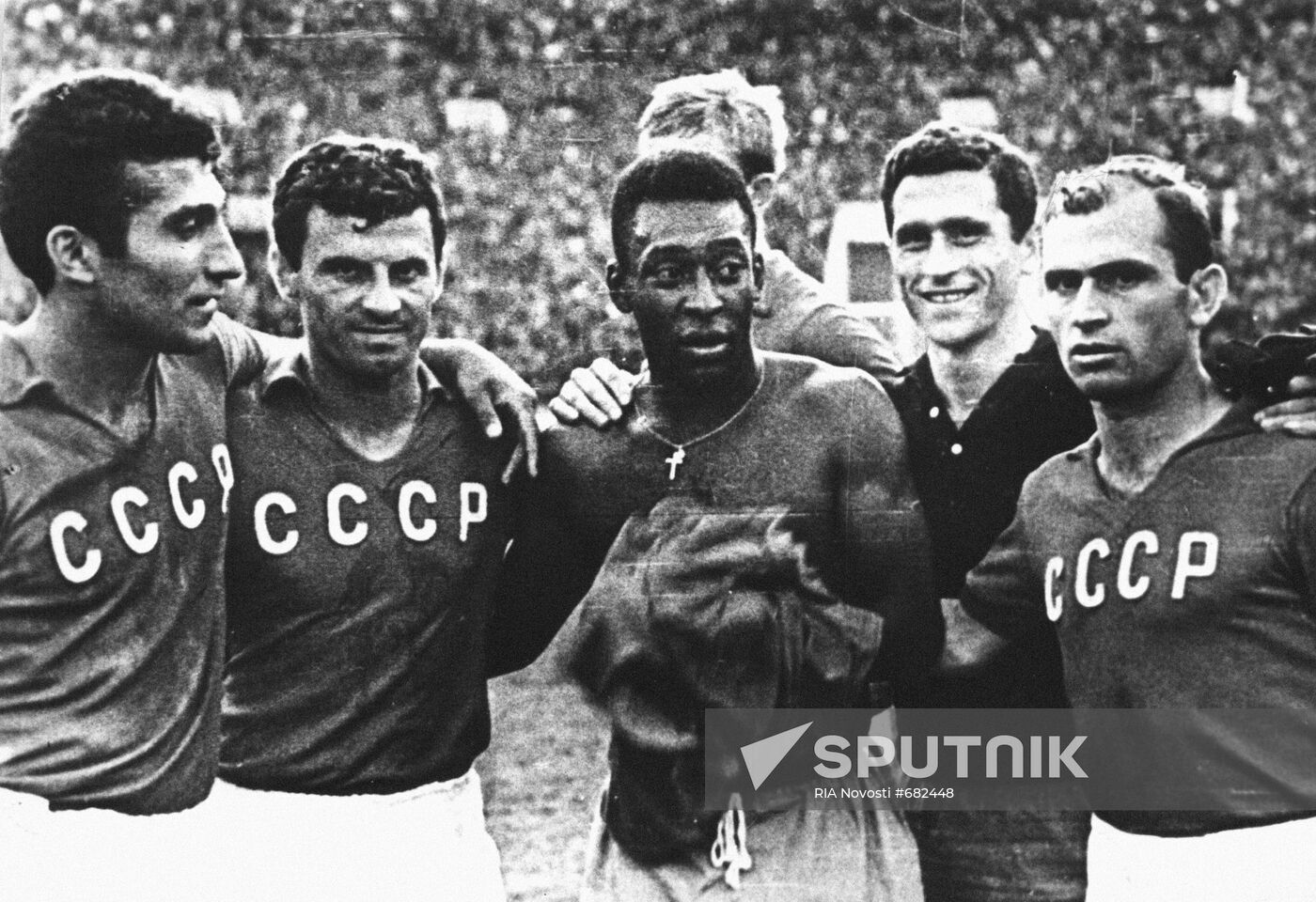 Famous Soviet football player, forward Makhail Meskhi