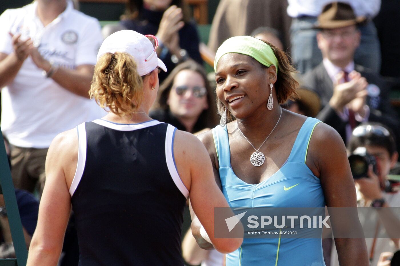 Samantha Stosur and Serena Williams