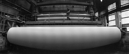 In the shop of Kondopoga Pulp and Paper Mill