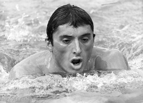 N.Pankin, 1973 Universiade champion in 200m breaststroke