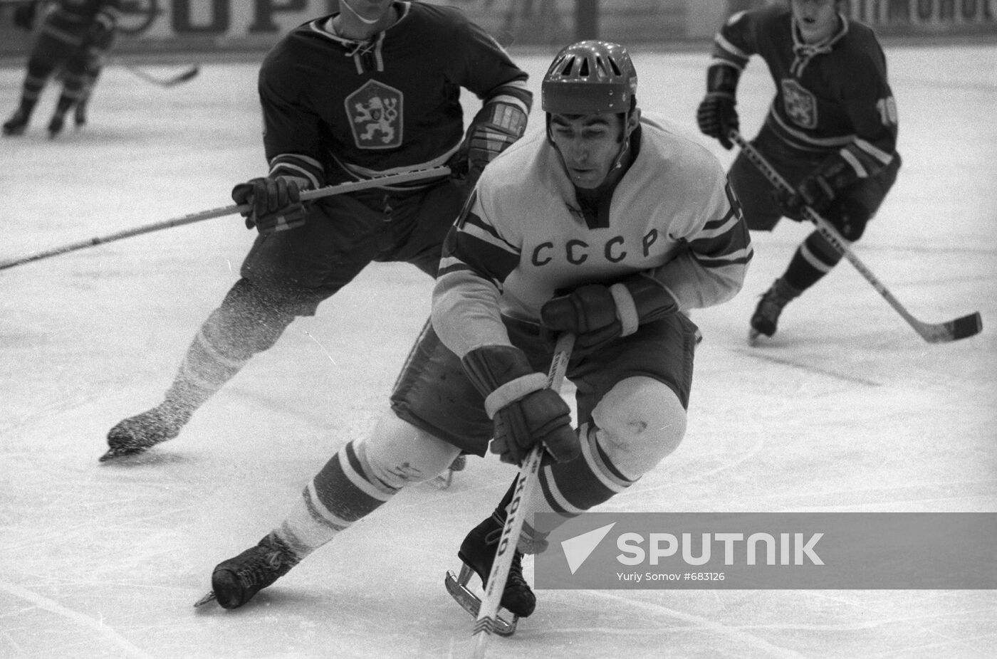 Ice hockey player Anatoly Firsov