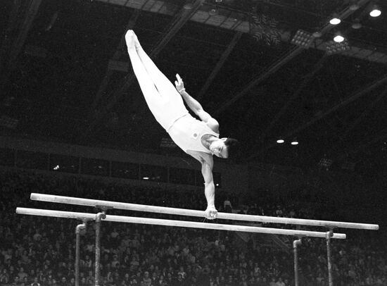 Japanese gymnast Eyzo Kenmotsu
