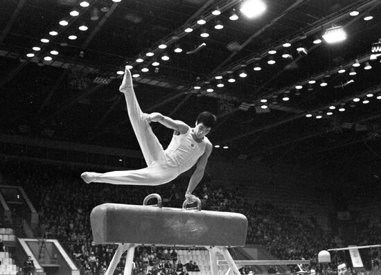Japanese gymnast S. Miki