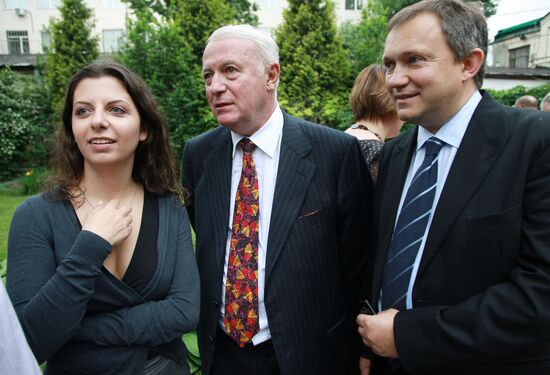 Margarita Simonyan, Boris Notkin and Sergei Plastinin