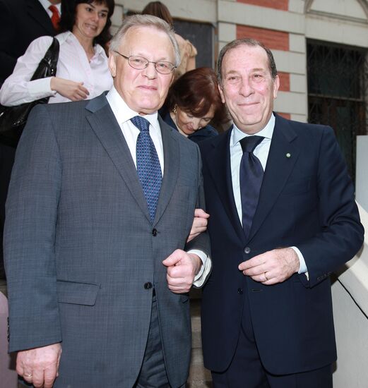 Yuri Osipov and Vittorio Claudio Sudro