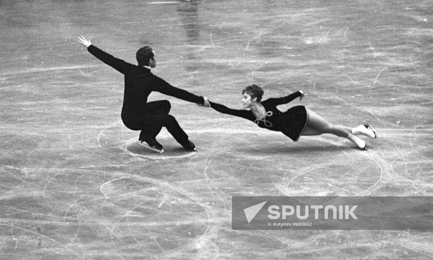 Figure Skaters Ludmila Smirnova and Alexey Ulanov