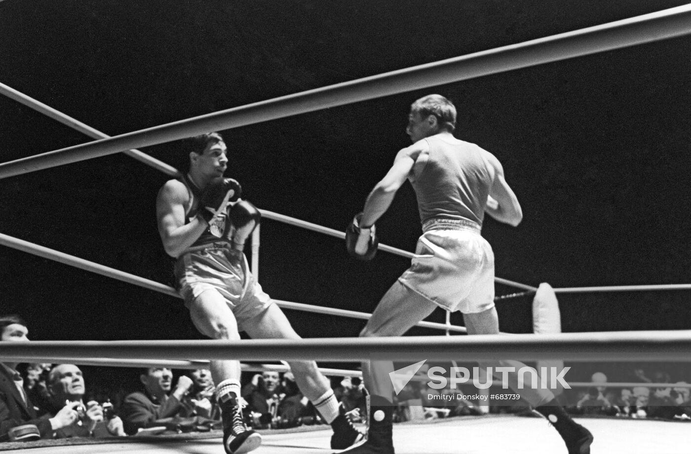 Boxers Nikolai Khromov and Juan Ruis