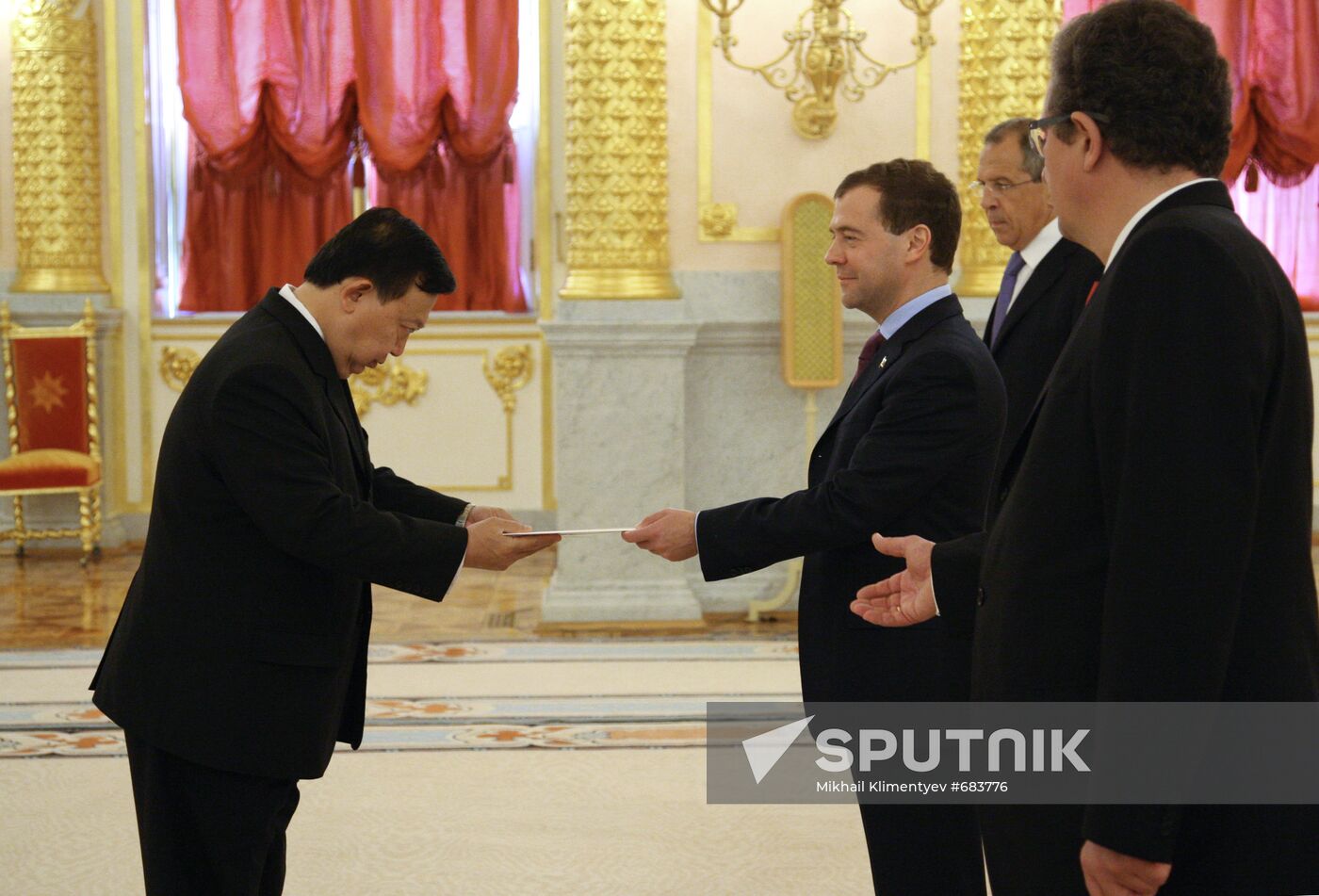 Dmitry Medvedev receives foreign ambassadors' credentials