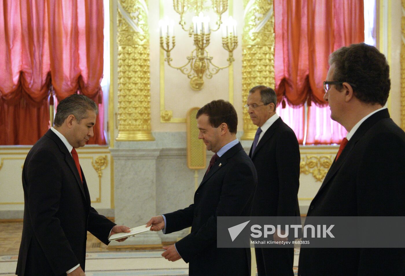 Dmitry Medvedev receives foreign ambassadors' credentials