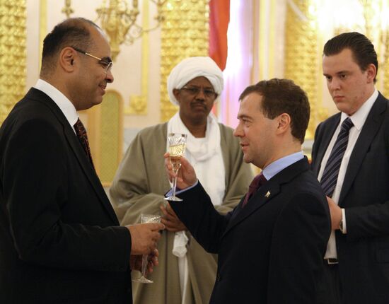 Dmitry Medvedev receives foreign ambassadors' credentials