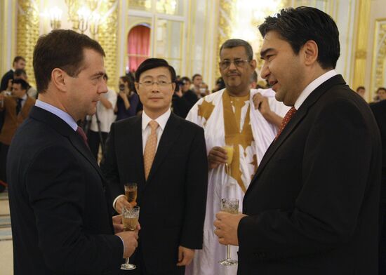 Dmitry Medvedev receives foreign ambassadors' credentials