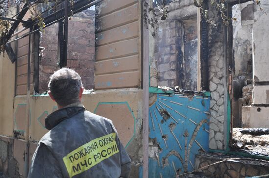 House occupied by militants, after storm by special forces