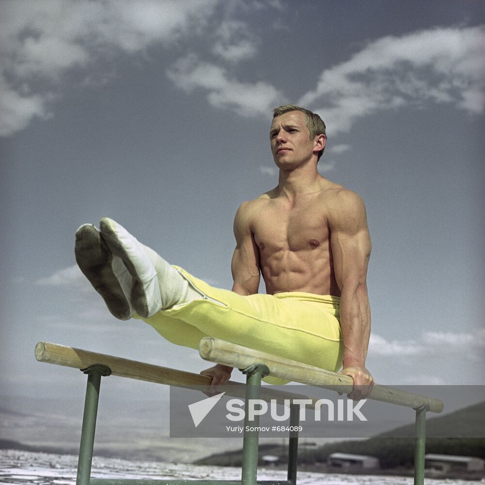 Gymnast Sergei Diomidov