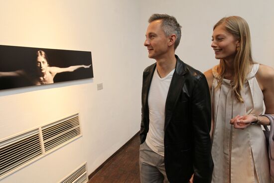 Stepan Mikhalkov with his wife, Liza