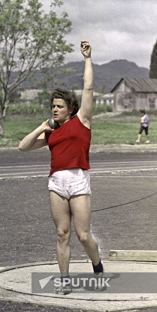 Olympic champion Tamara Press