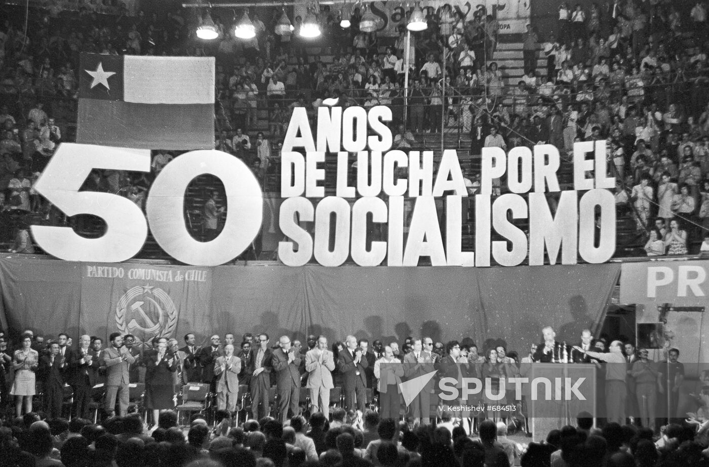 50th anniversary of Chilean Communist Party