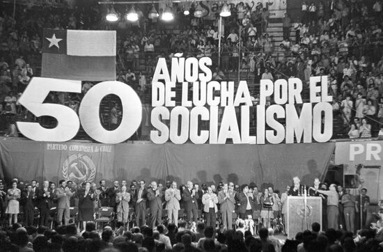 50th anniversary of Chilean Communist Party