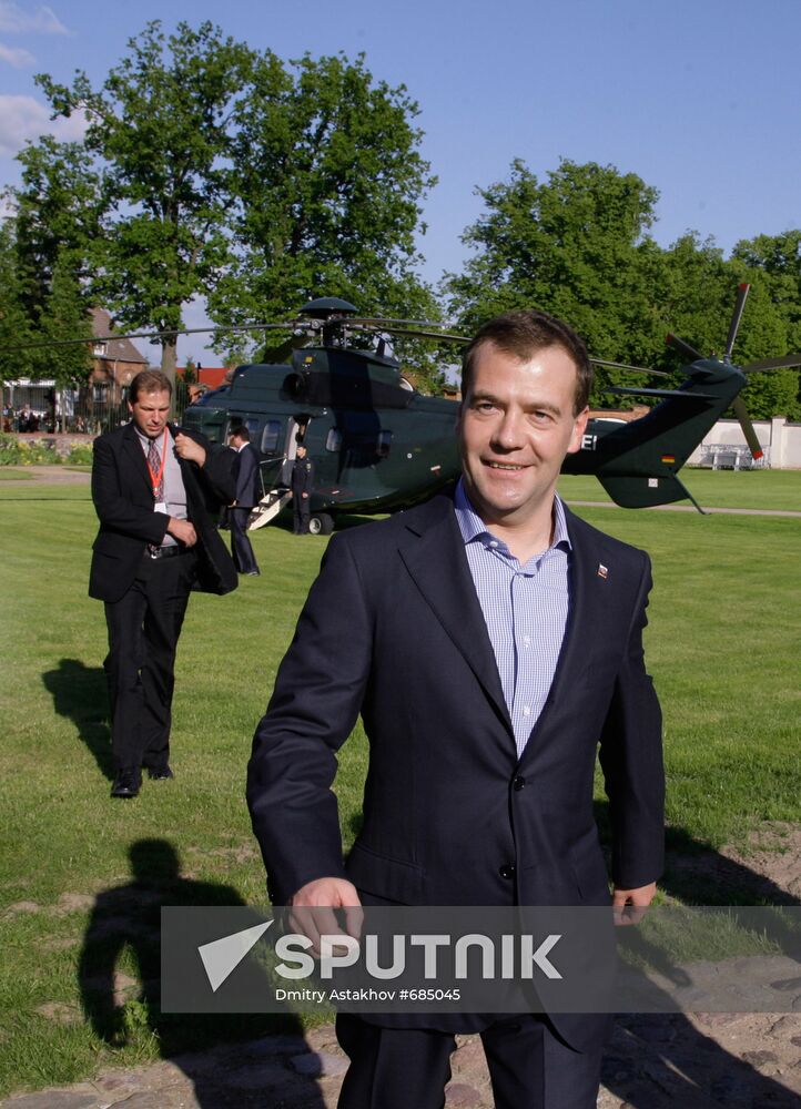 Working visit of Dmitry Medvedev to Germany