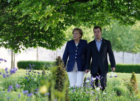 Dmitry Medvedev visits Germany