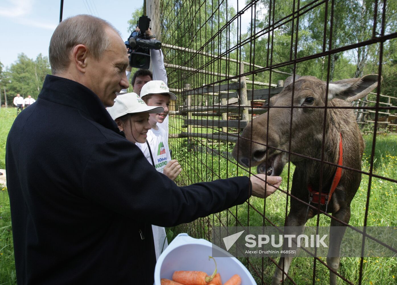 Vladimir Putin visits Losiny Ostrov National Park