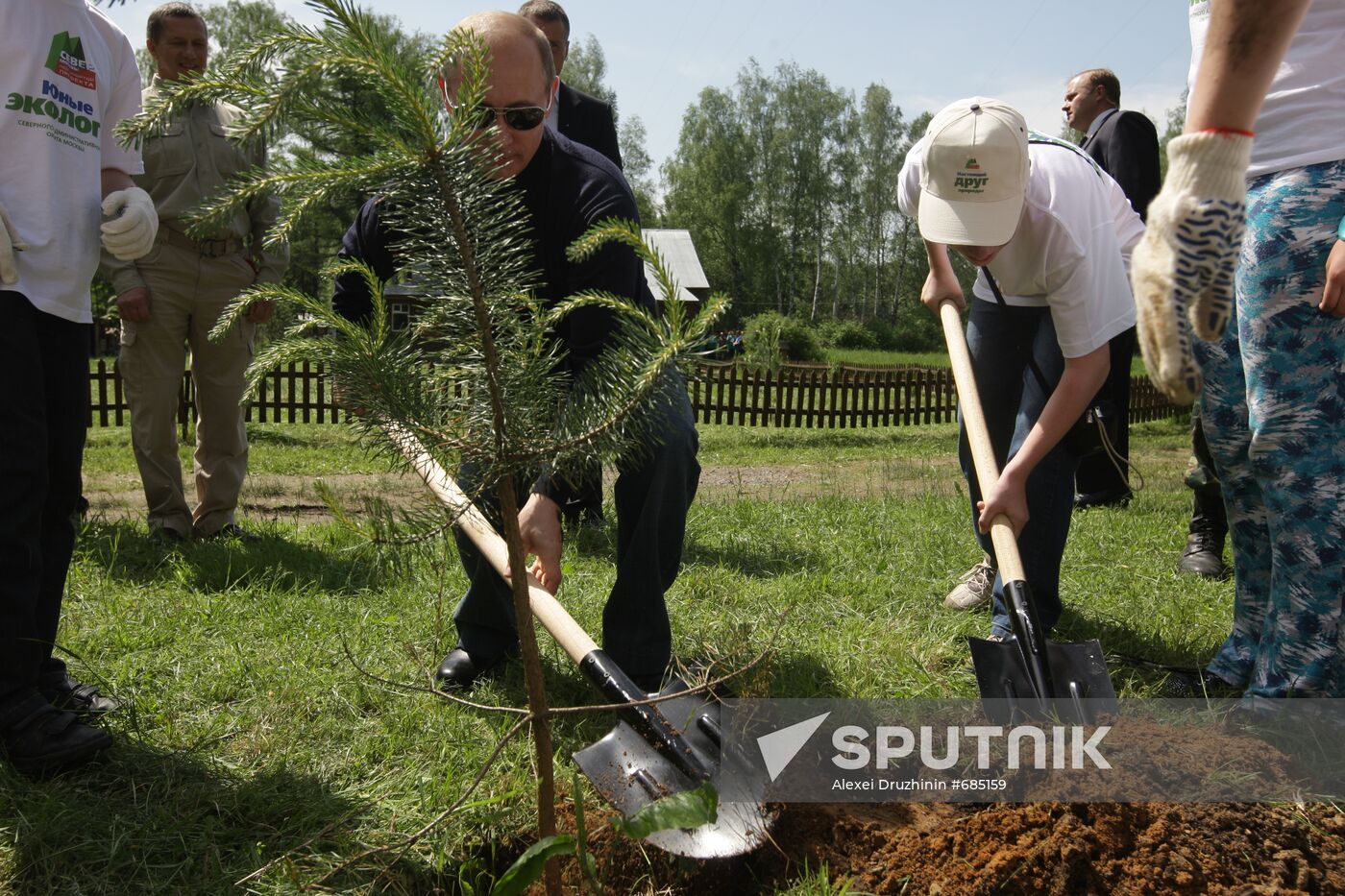 Vladimir Putin visits Losiny Ostrov National Park