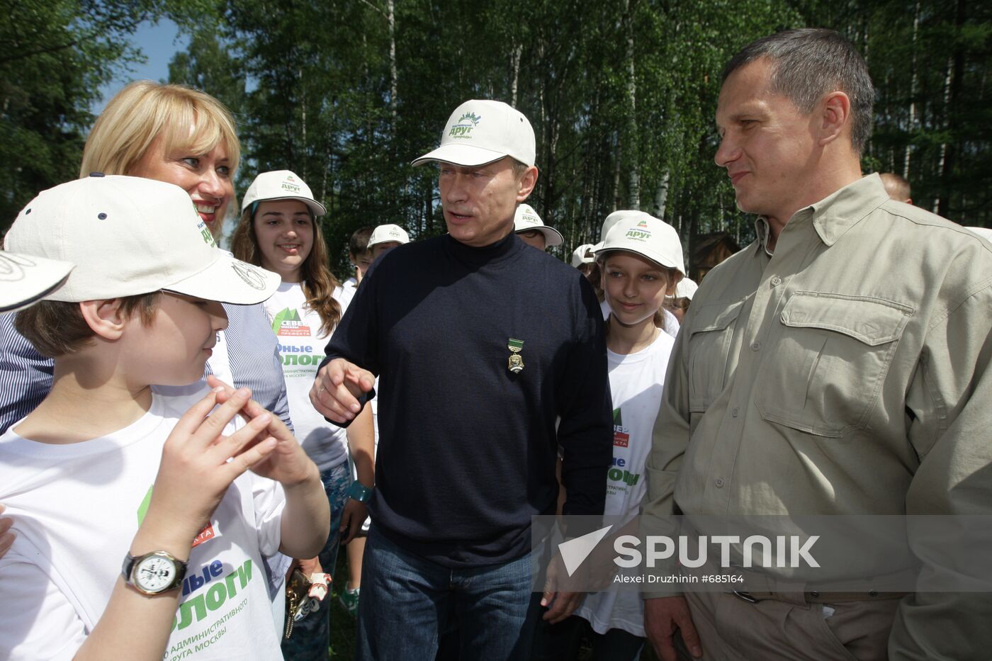 Vladimir Putin visits Losiny Ostrov National Park