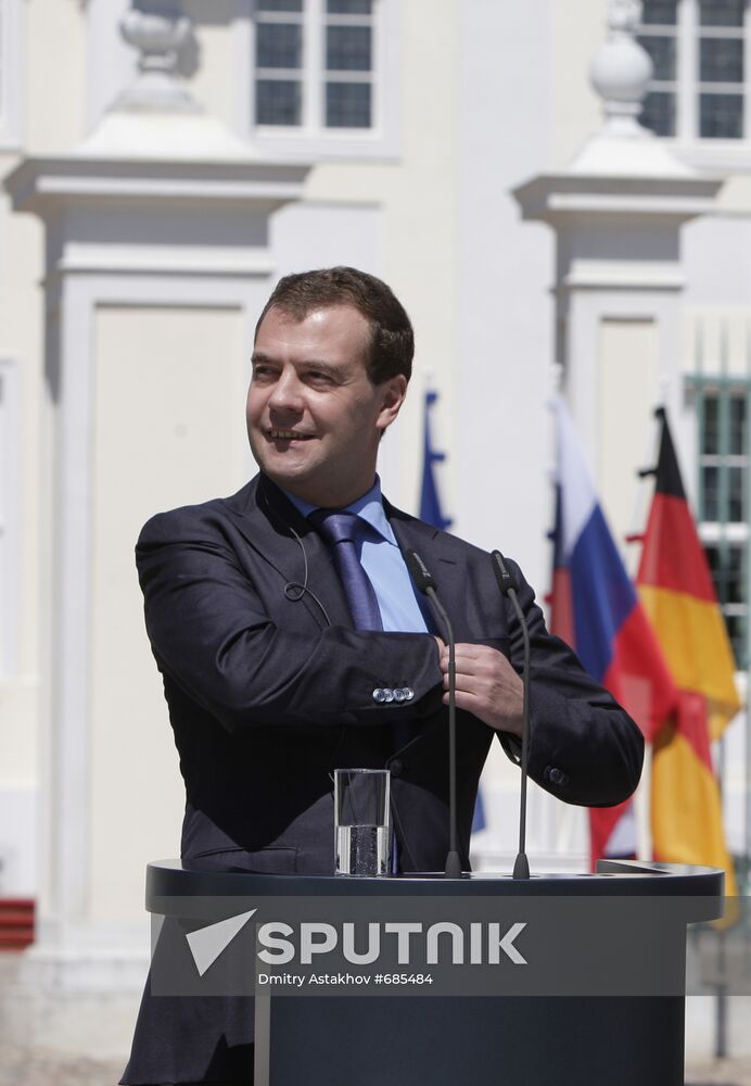 Dmitry Medvedev visits Germany. Day two