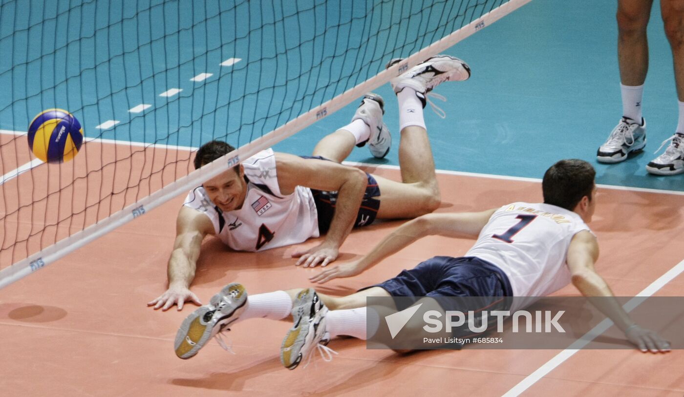 Volleyball. FIVB World League. Russia vs. USA