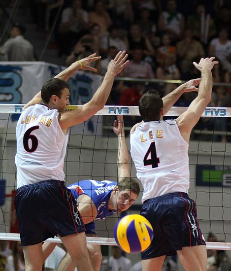Volleyball. FIVB World League. Russia vs. USA