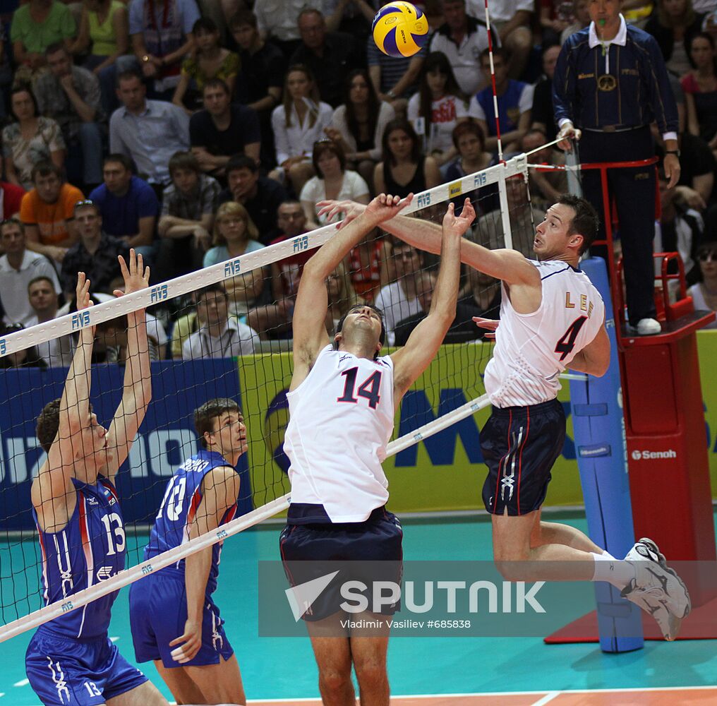 Volleyball. FIVB World League. Russia vs. USA