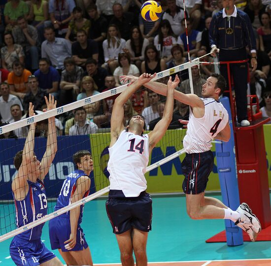 Volleyball. FIVB World League. Russia vs. USA