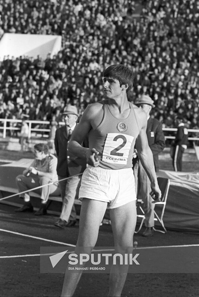 Decathlonist Nikolai Avilov