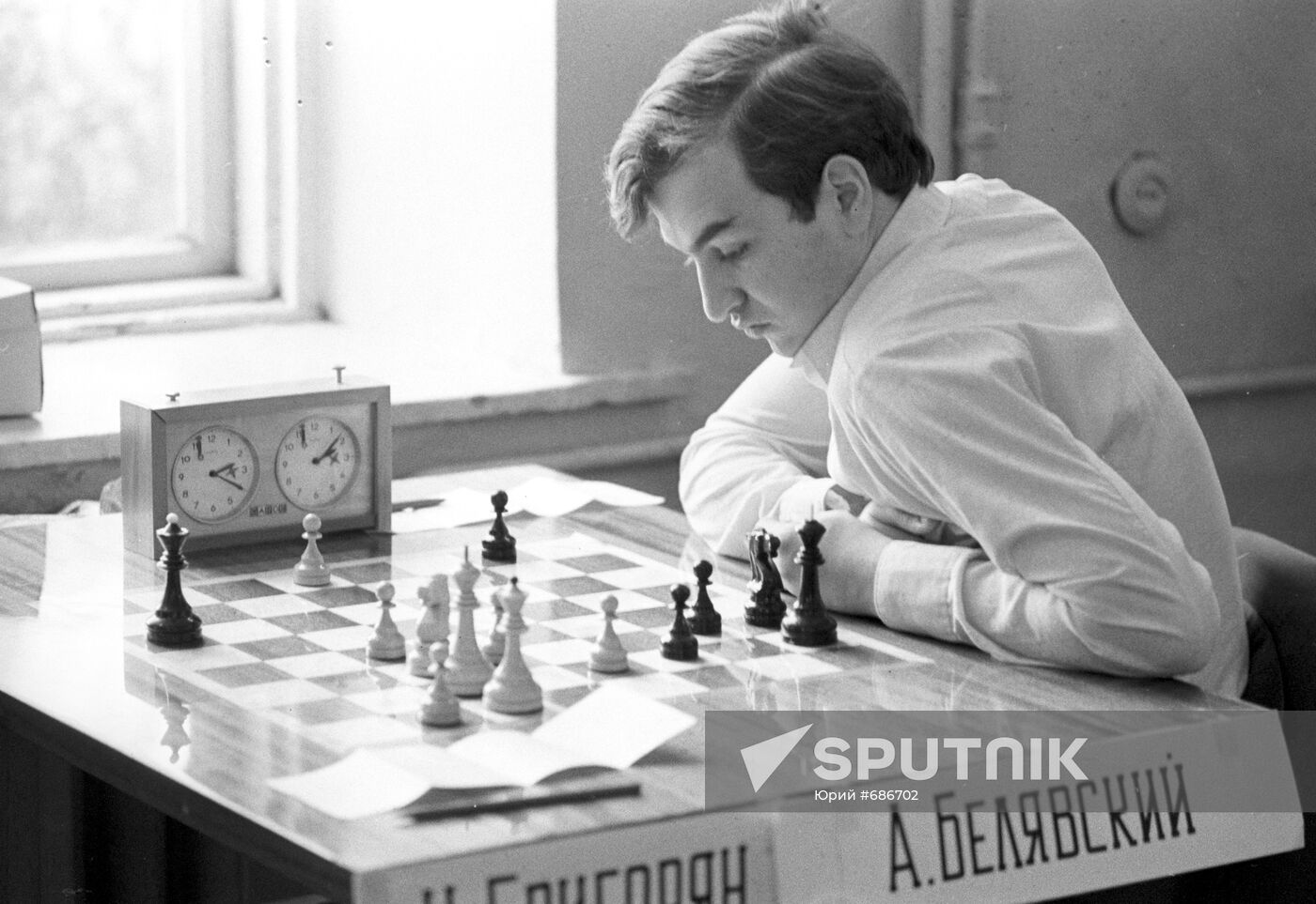 Alexander Belyavsky, world champion in chess (juniors)