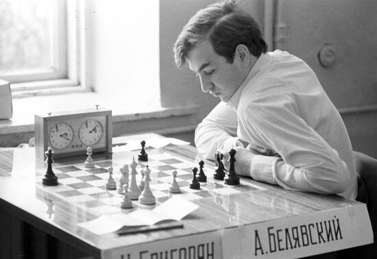 Alexander Belyavsky, world champion in chess (juniors)