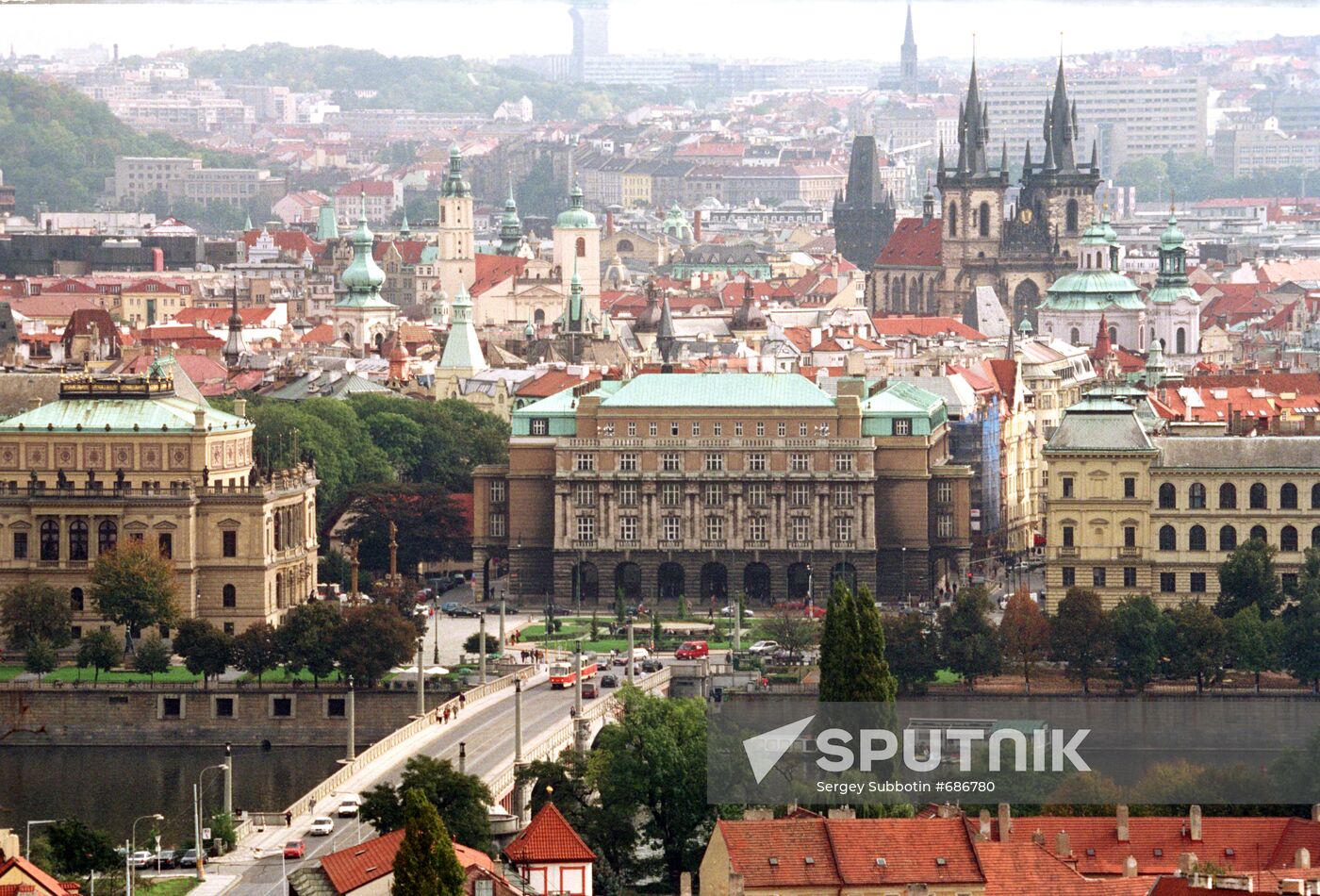 View of center of Prague