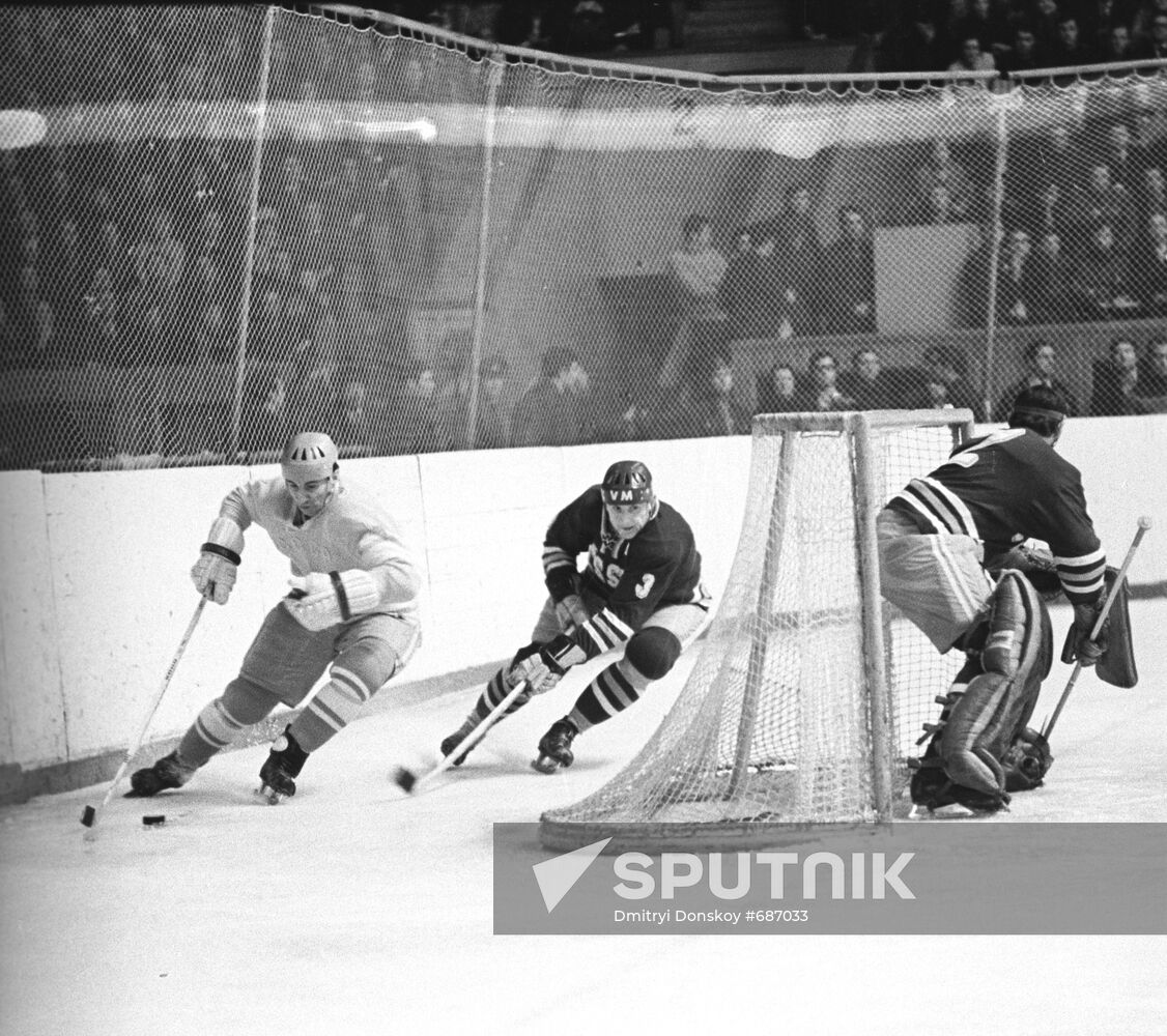 Match between USSR and ČSSR national teams