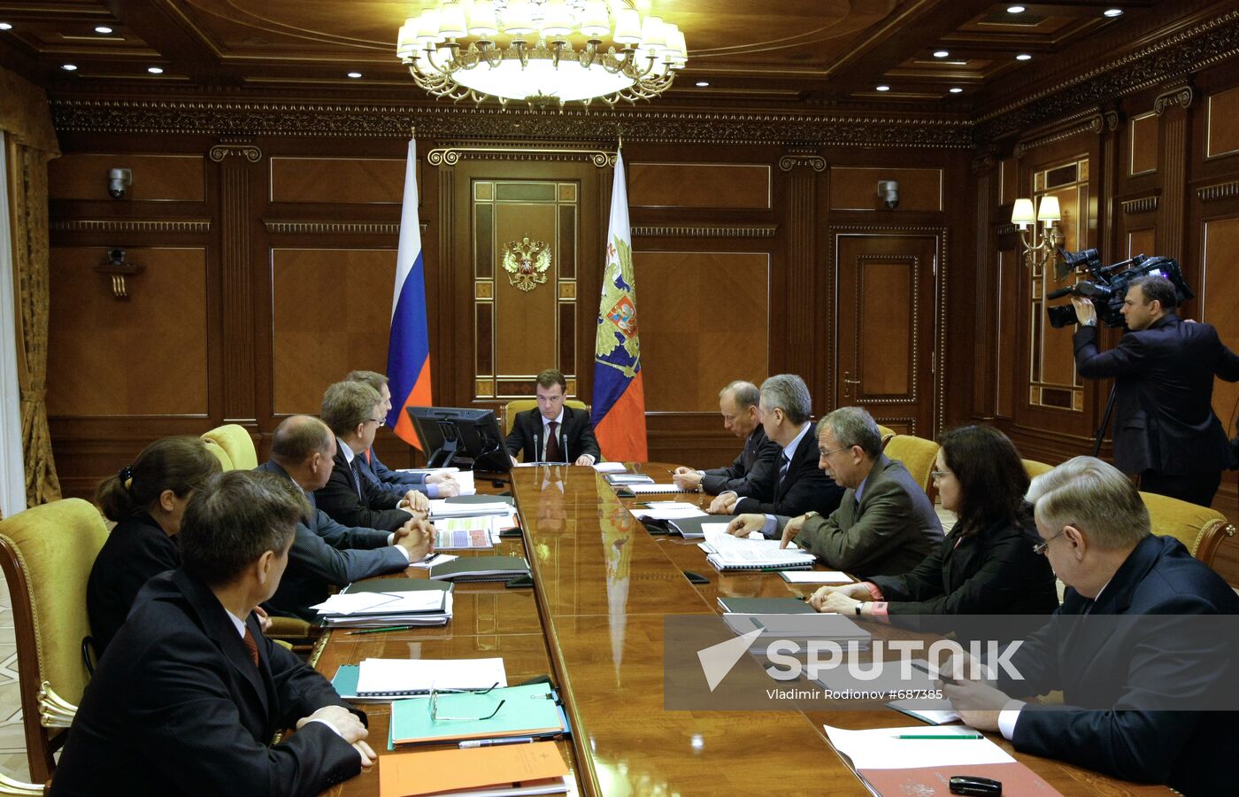 Dmitry Medvedev chairs meeting on reform of Interior Ministry