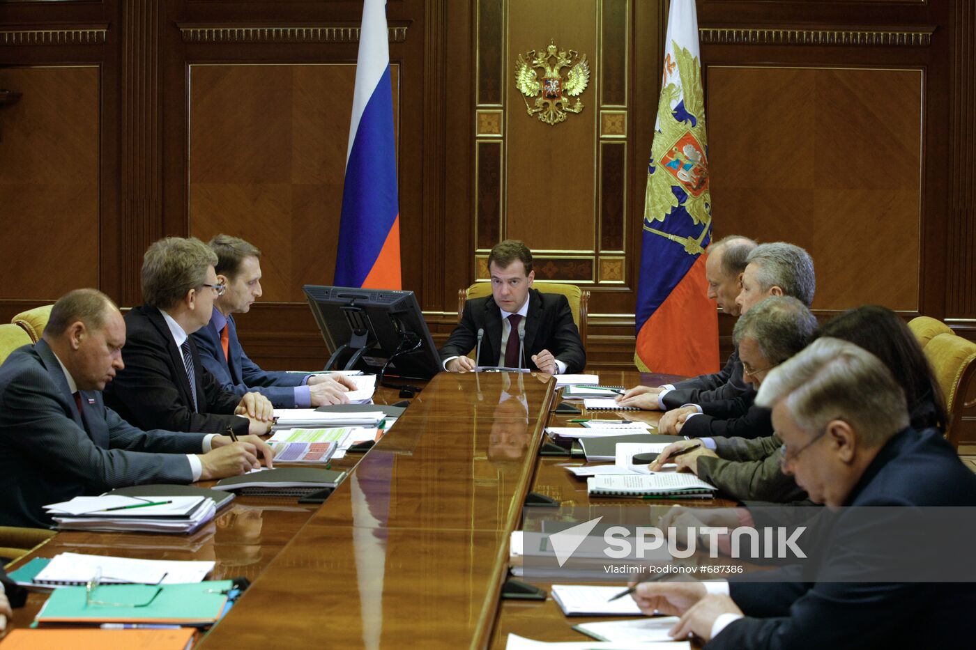 Dmitry Medvedev chairs meeting on reform of Interior Ministry