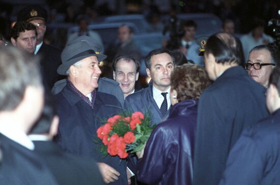Mikhail Gorbachev's official visit to Finland