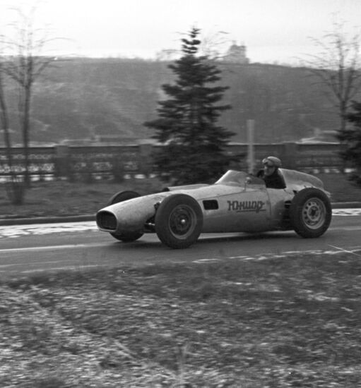Motor racing winner V.Kosenkov