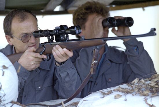 Snipers of the Croatian National Guard