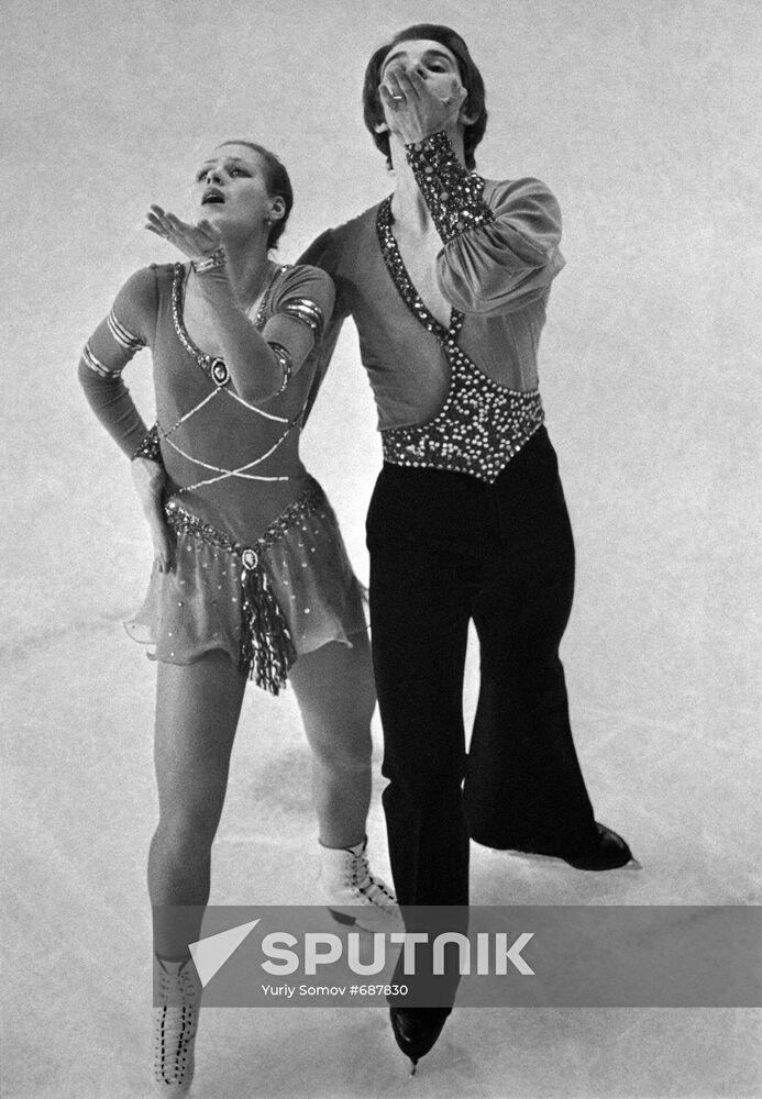 Figure Skaters Irina Moiseyeva and Andrei Minenkov