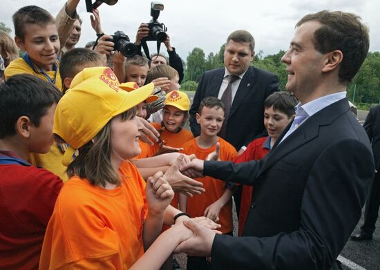 Dmitry Medvedev visits